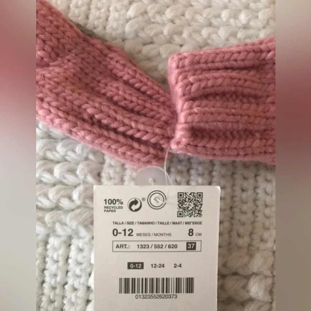 NWT Zara Baby Girl's 0-12 Month Mittens